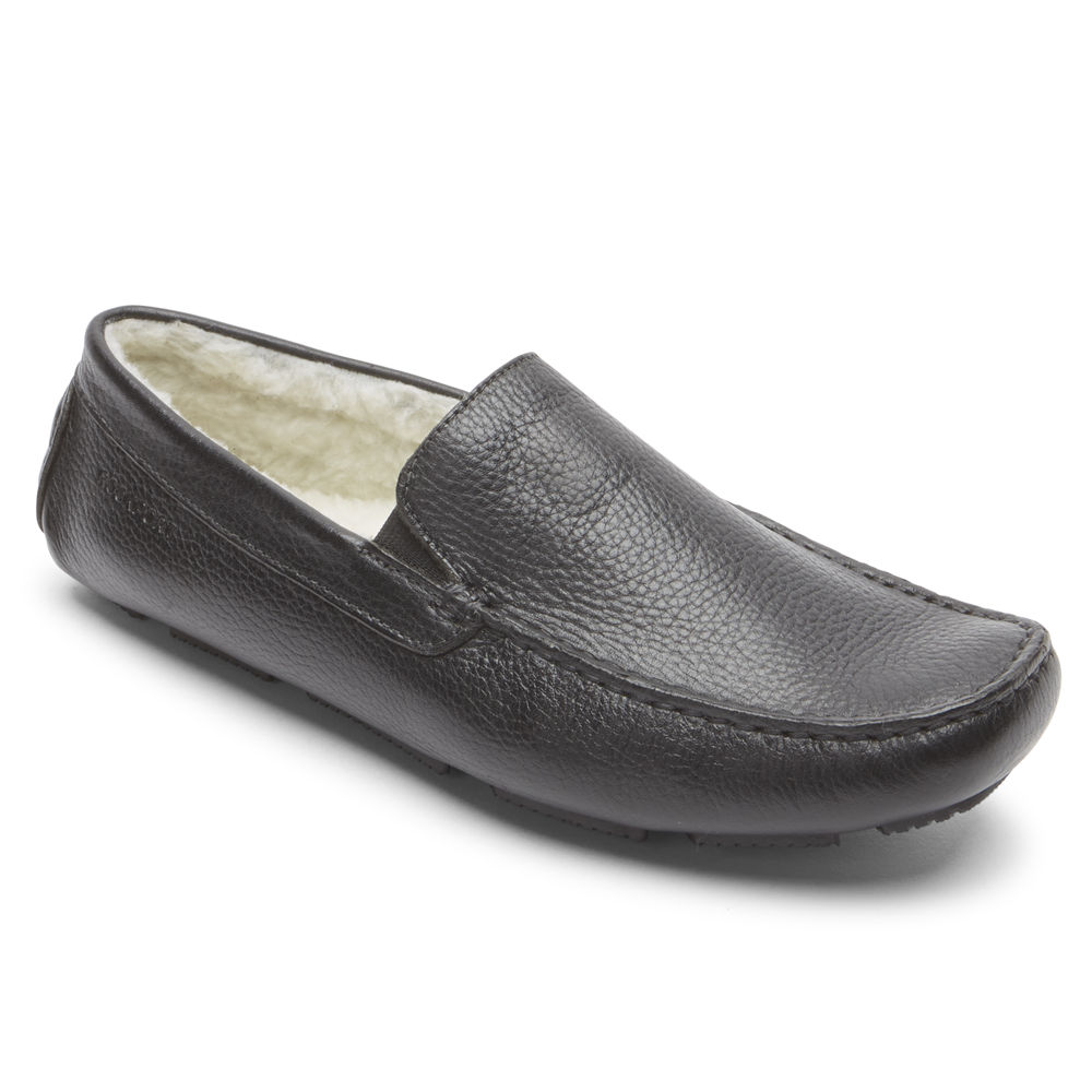 Rockport Mens Rhyder - Slippers Black - TBC769528